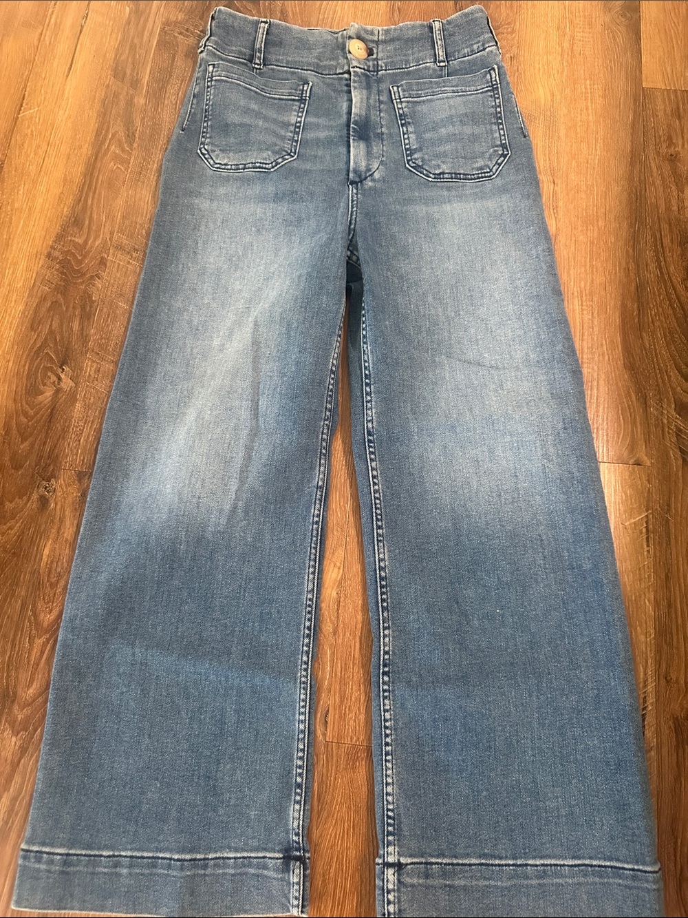 High-Waist Cropped Wide Leg Colette jeans size 27. NWOT. Size 27